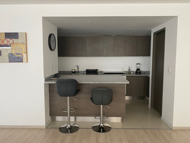 Juriquilla: Departamento con alberca y amenidades