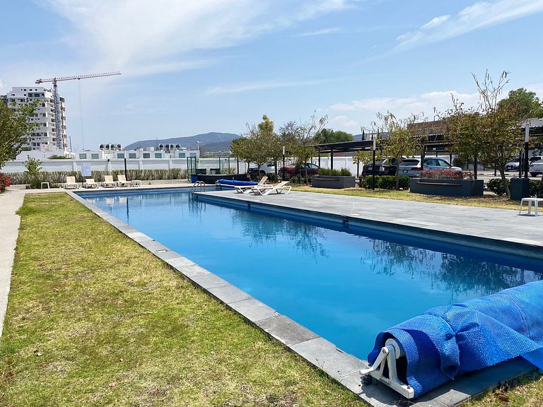 Departamento alberca y amenidades en Juriquilla