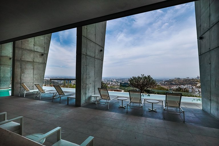 Depa premium piso 24 · Vista + Amenidades Top