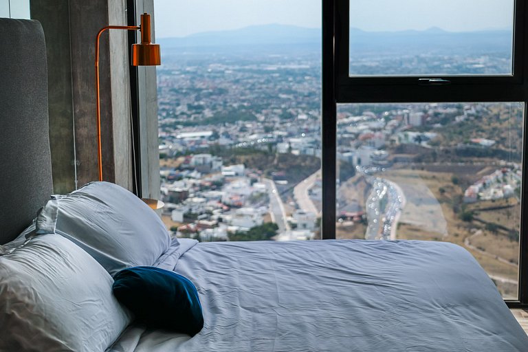 Depa premium piso 24 · Vista + Amenidades Top