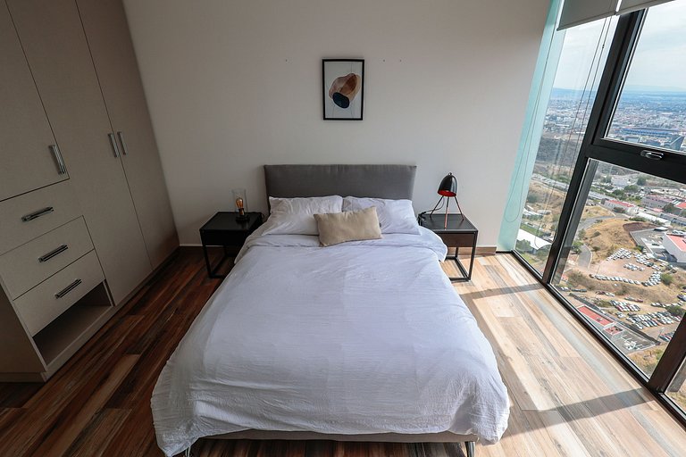 Depa premium piso 24 · Vista + Amenidades Top