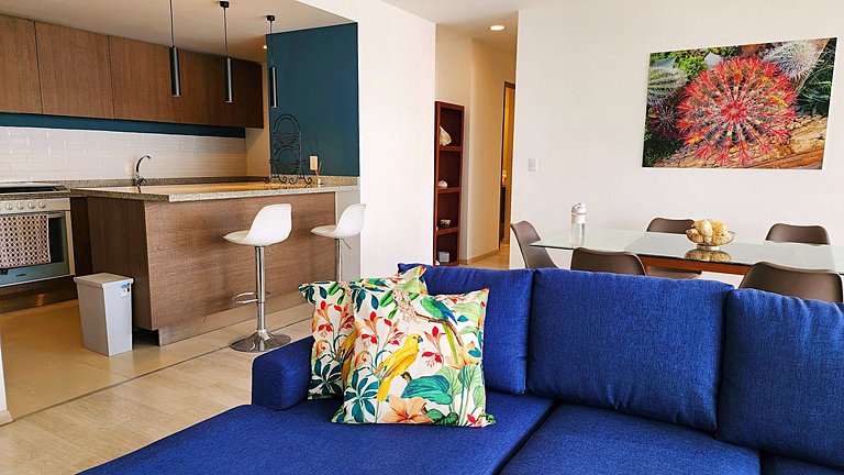 Vive en Life Juriquilla – Departamento de 3 Recámaras Amuebl